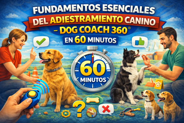 FUNDAMENTOS ESENCIALES DEL ADIESTRAMIENTO CANINO EN 60 MINUTOS