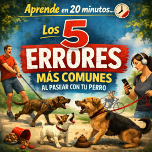 Los 5 Errores Más Comunes al Pasear con Tu Perro