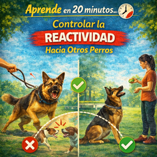 El perro reactivo no odia a otros perros. Tiene miedo. Y el miedo no se cura con fuerza — se cura con distancia, tiempo y asociaciones nuevas.