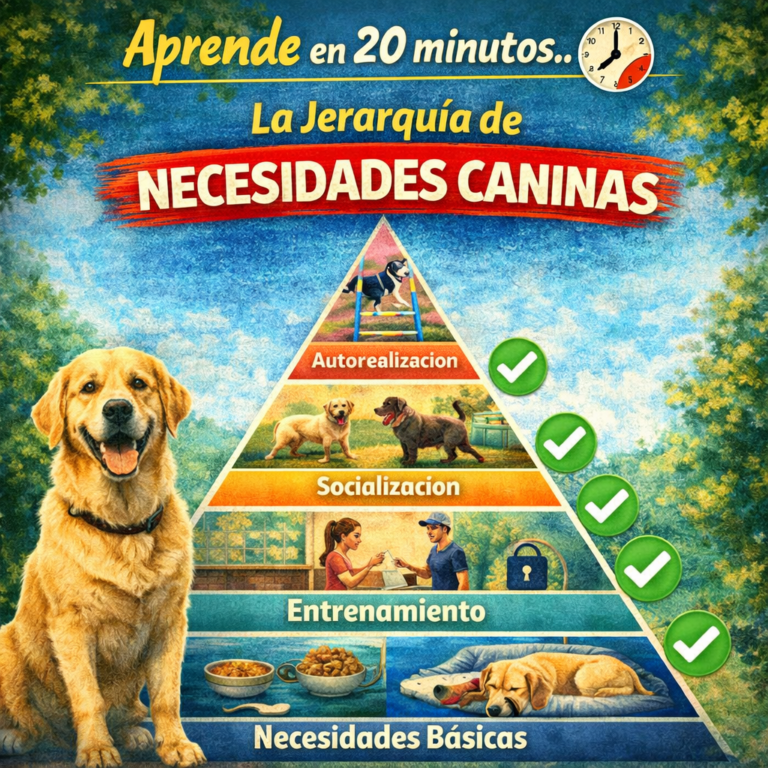 Aprende en 20 minutos… La Jerarquía de Necesidades Caninas