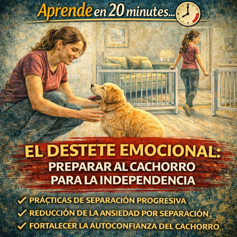 Aprende en 20 minutos… El Destete Emocional: Preparar al Cachorro para la Independencia