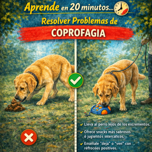 El perro que come heces no lo hace para provocarte. Lo hace porque algo en su biología, su nutrición, su historia conductual o su entorno le dice que tiene sentido. Tu trabajo no es castigarle con asco ni con culpa. Es entender por qué y actuar sobre la causa real.