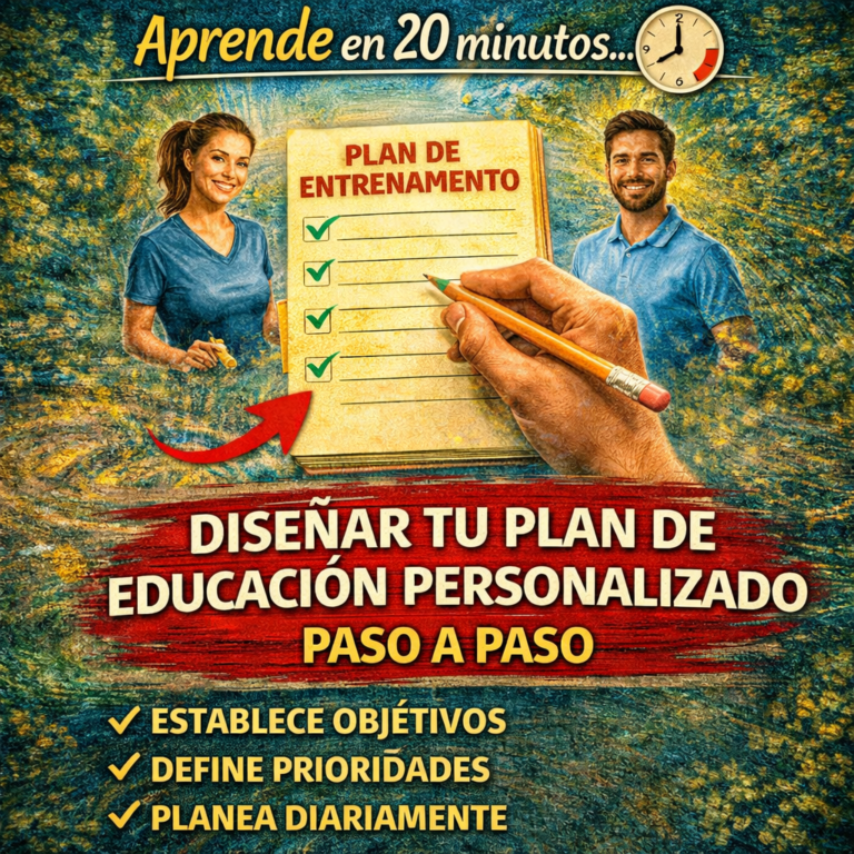 Aprende en 20 minutos… Diseñar Tu Plan de Educación Personalizado Paso a Paso