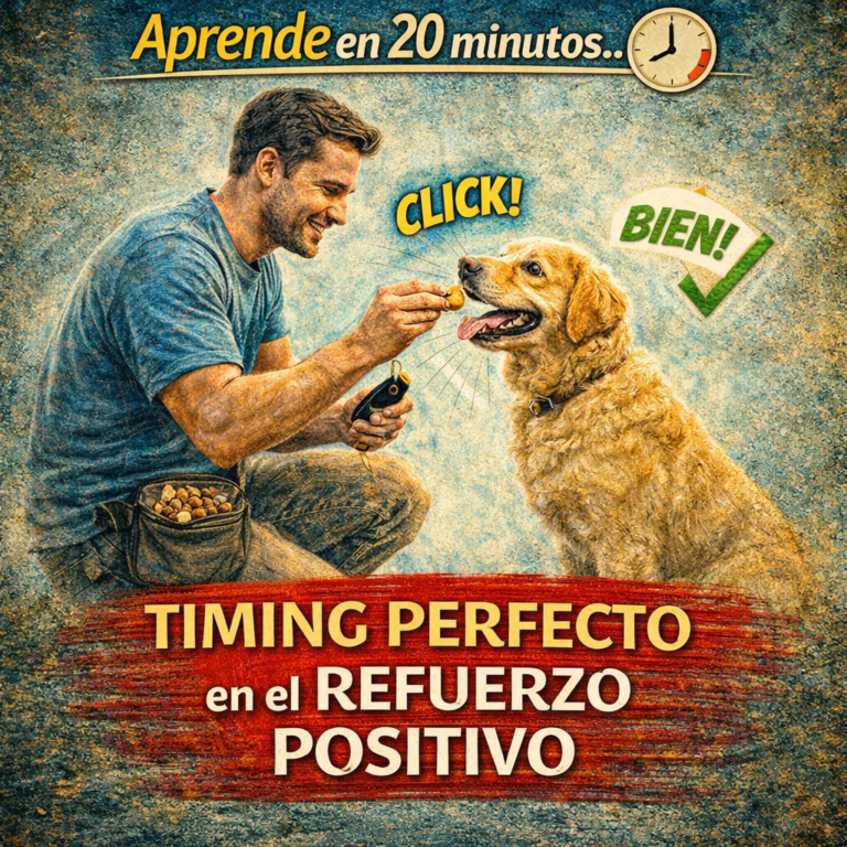 Aprende en 20 minutos… Timing Perfecto en el Refuerzo Positivo