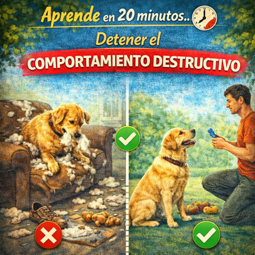 Tu perro no destruye tu hogar para fastidiarte. Lo hace porque tiene una necesidad que no tiene otro canal de expresión. El trabajo no es castigarle — es darle ese canal