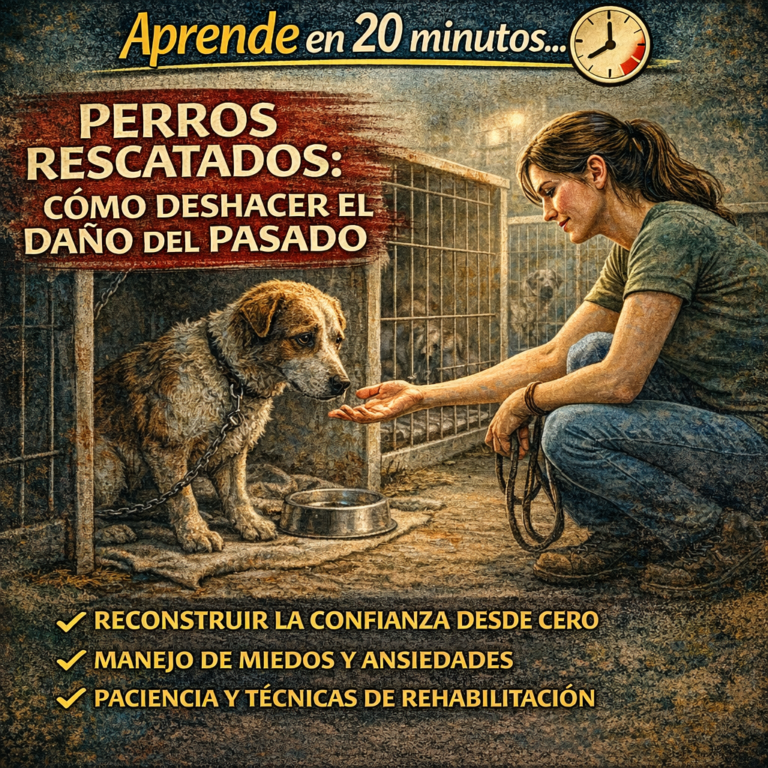 Aprende en 20 minutos… Perros Rescatados: Cómo Deshacer el Daño del Pasado