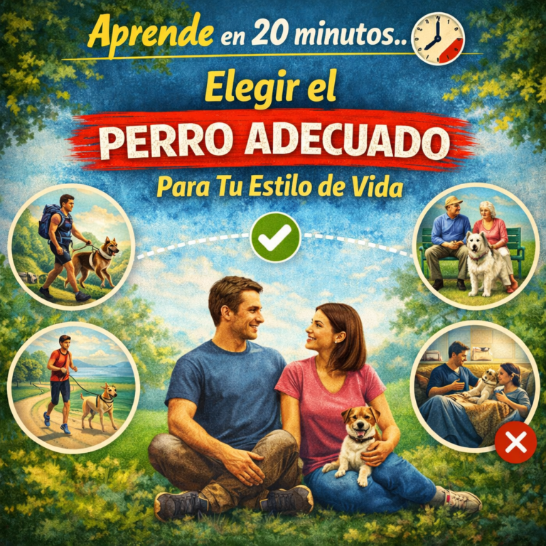 Aprende en 20 minutos… Elegir el Perro Adecuado Para Tu Estilo de Vida