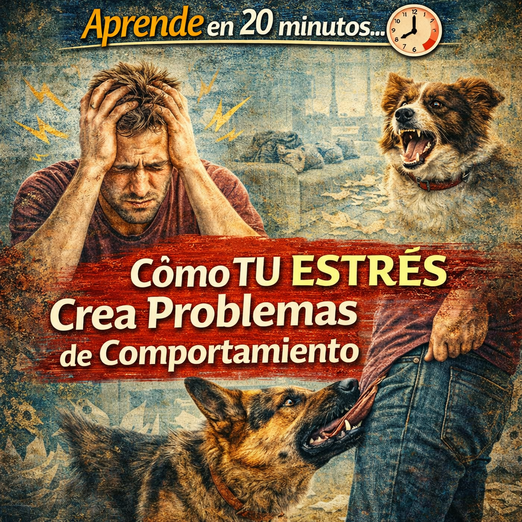 El perro no tiene problemas de comportamiento en el vacío. Los tiene en el contexto de una relación. Y en esa relación, el estrés del tutor no es solo el origen de muchos problemas: es el combustible que los mantiene activos. La pregunta que cambia todo no es cómo corregir al perro. Es cómo cambiar el contexto en el que el problema existe.