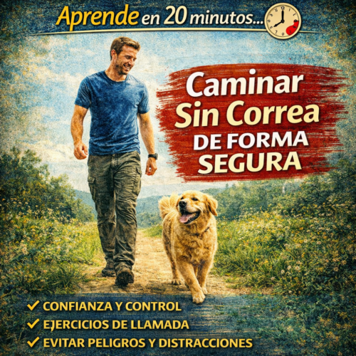 El perro que camina sin correa junto a ti no está obedeciendo. Elige estar ahí. Ha calculado, con la precisión de un sistema nervioso afinado por años de experiencias positivas, que tu lado es el lugar donde pasan las mejores cosas. Ese cálculo no se puede forzar. Pero se puede construir.