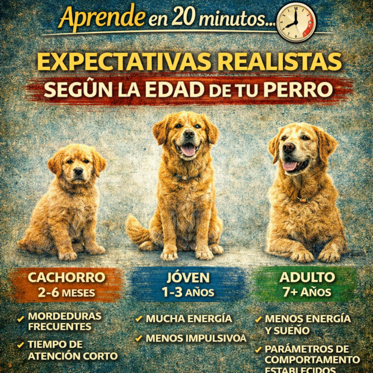 Aprende en 20 minutos… Expectativas Realistas Según la Edad de Tu Perro