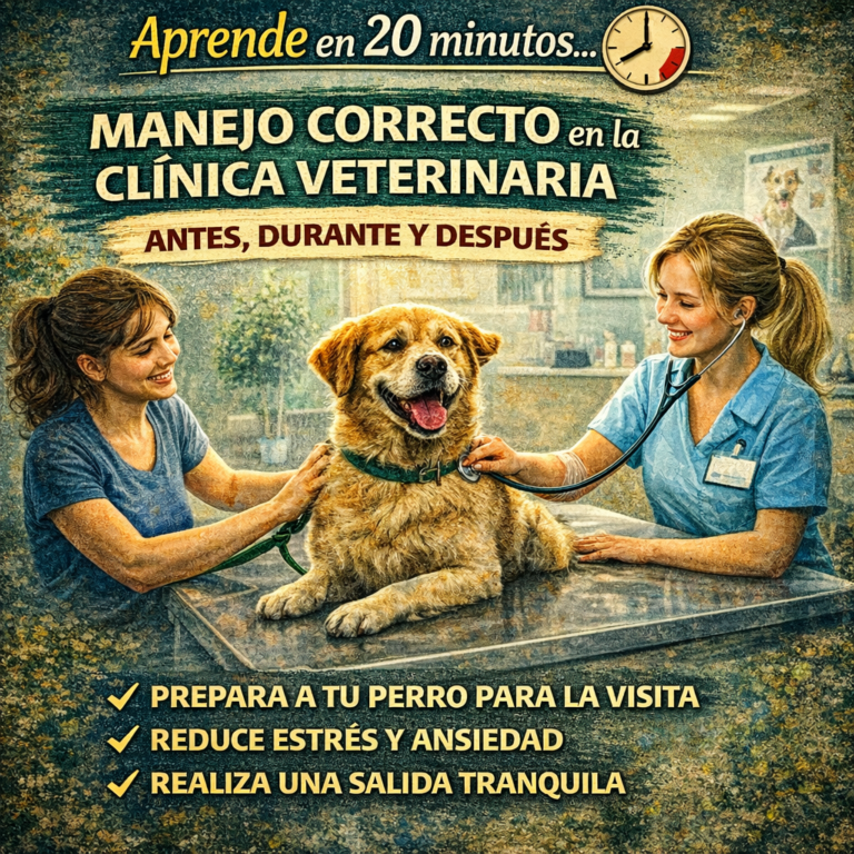 Aprende en 20 minutos… Manejo Correcto en la Clínica Veterinaria: Antes, Durante y Después