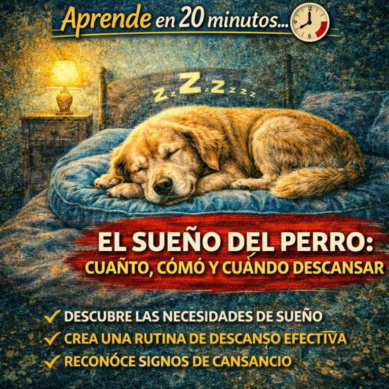 Aprende en 20 minutos…  El Sueño del Perro: Cuánto, Cómo y Cuándo Descansar