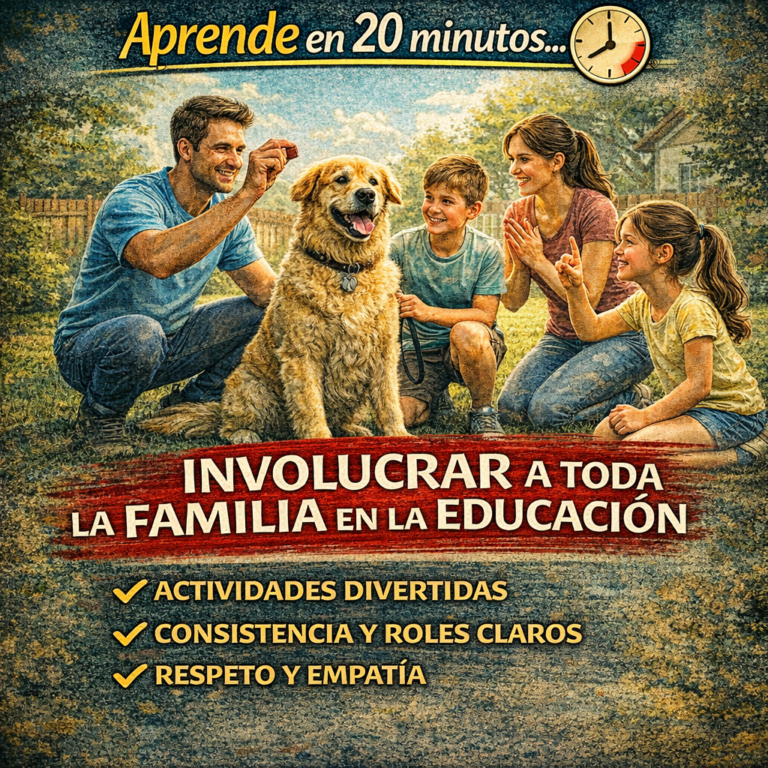 Aprende en 20 minutos… Involucrar a Toda la Familia en la Educación