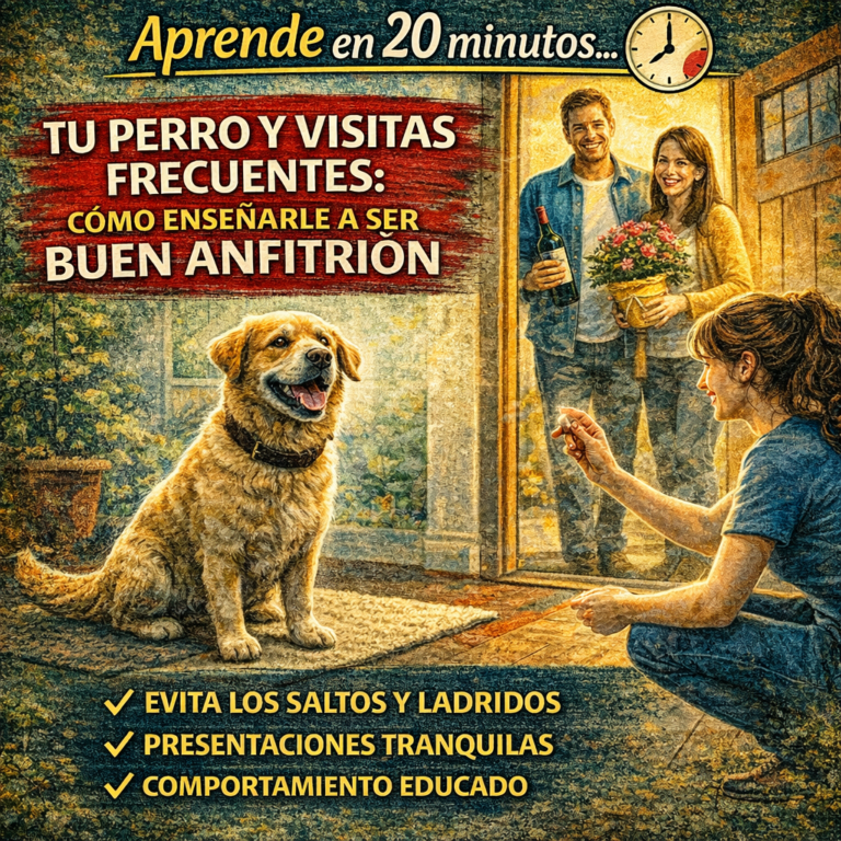 Aprende en 20 minutos… Tu Perro y Visitas Frecuentes: Cómo Enseñarle a Ser Buen Anfitrión