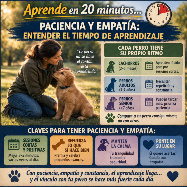 Aprende en 20 minutos… Paciencia y Empatía: Entender el Tiempo de Aprendizaje