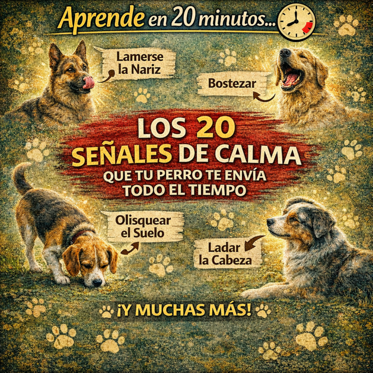 Aprende en 20 minutos… Las 20 Señales de Calma que Tu Perro Te Envía Todo el Tiempo