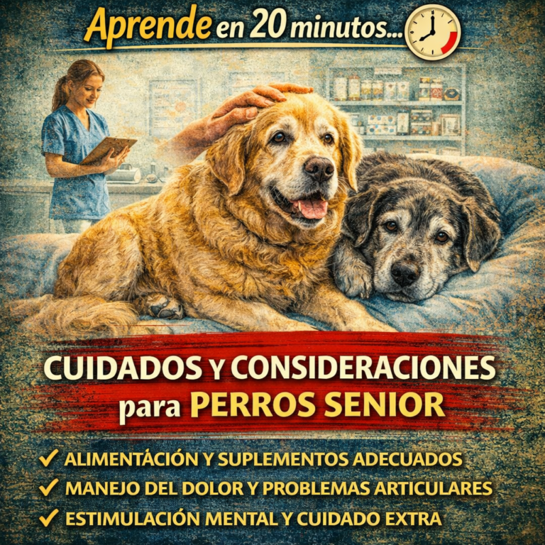Aprende en 20 minutos… Cuidados y Consideraciones para Perros Senior