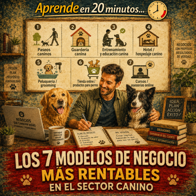Aprende en 20 minutos… Profesiones y Servicios Caninos: El Mapa Completo del Sector