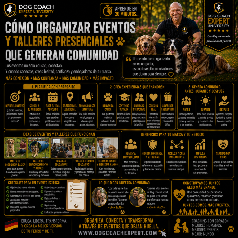 Aprende en 20 minutos… Cómo Organizar Eventos y Talleres Presenciales