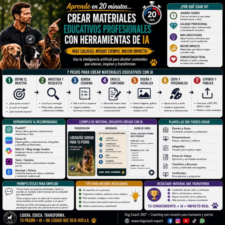 MASTER CLASS · Crear Materiales Educativos Profesionales con Herramientas de IA