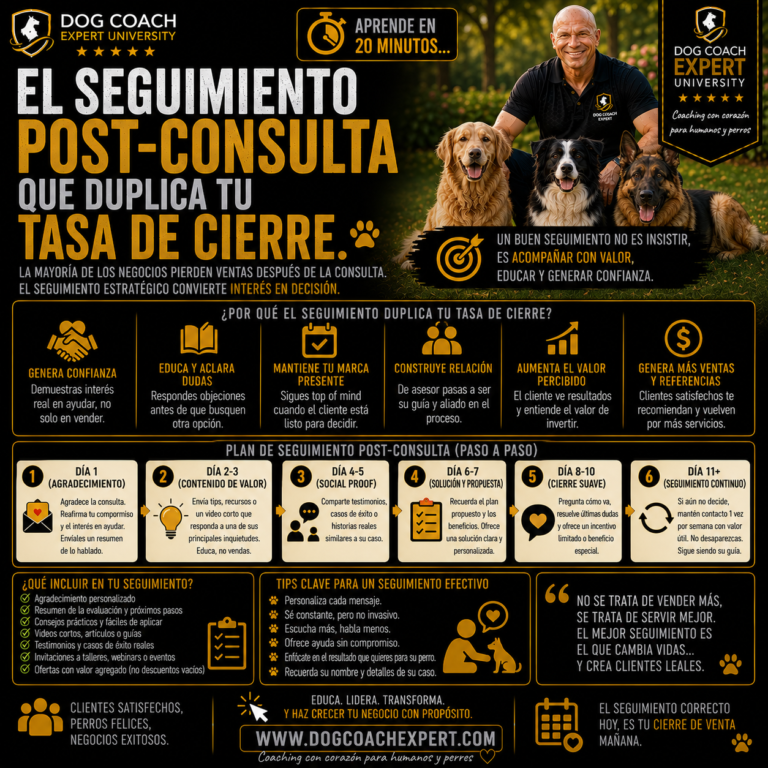 Aprende en 20 minutos… Seguimiento Post-Consulta que Duplica Tu Tasa de Cierre