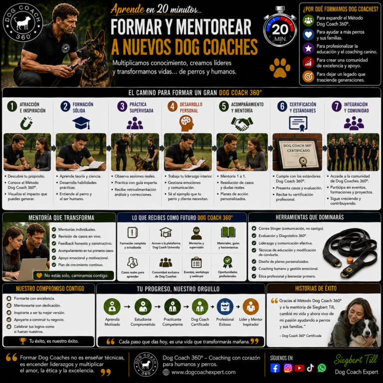 Aprende en 20 minutos… Mentoría – Formar a Otros Coaches en el Arte Humano-Canino