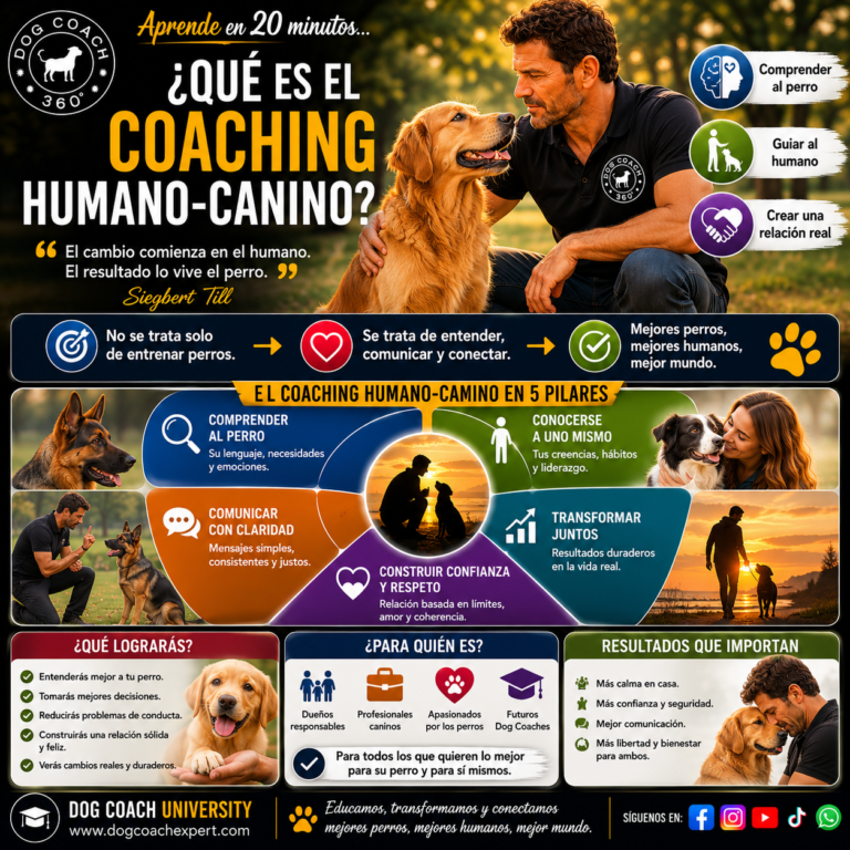 Aprende en 20 minutos… Qué Es el Coaching Humano-Canino – En Qué Se Diferencia del Adiestramiento